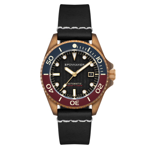 spinnaker Tesei Bronze Swiss Automatic Red Reef