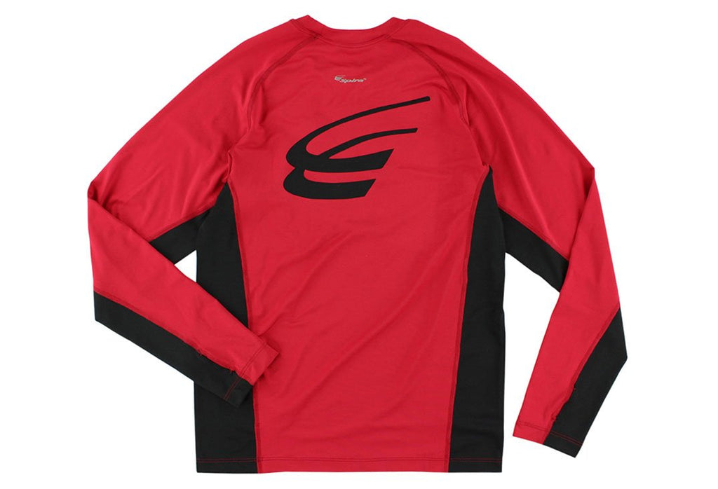 Spira Men's Stinger Crew Workout Long Sleeve Red / Black