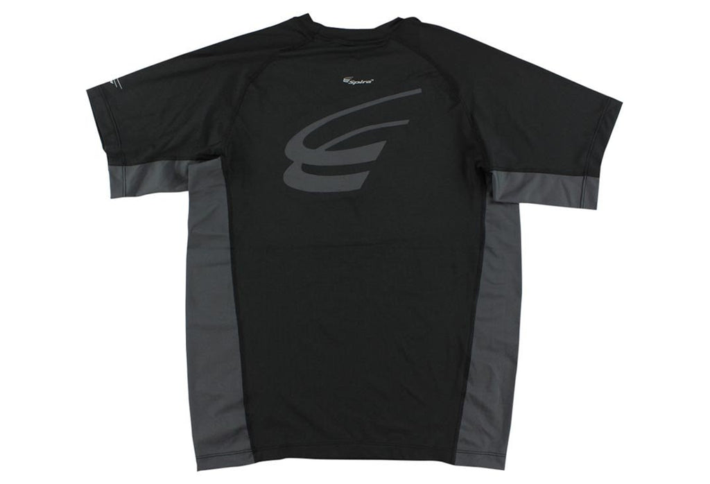 Spira Men's Stinger Crew Workout Short Sleeve Black / Grey