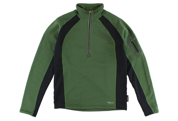 spira Men's Stinger Tech Pullover Green / Black