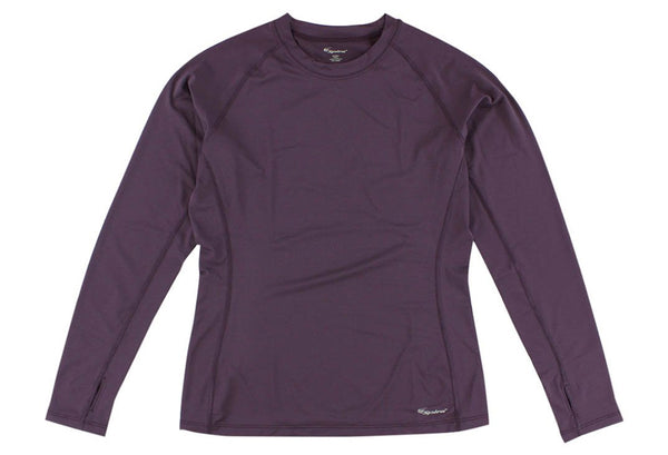 spira Women's Easy Tech Long Sleeve Midnight Plum