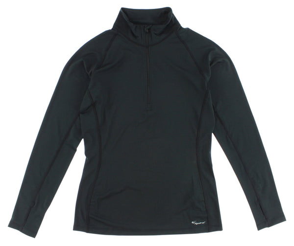 spira Women's Easy Tech Long Sleeve Zip Black