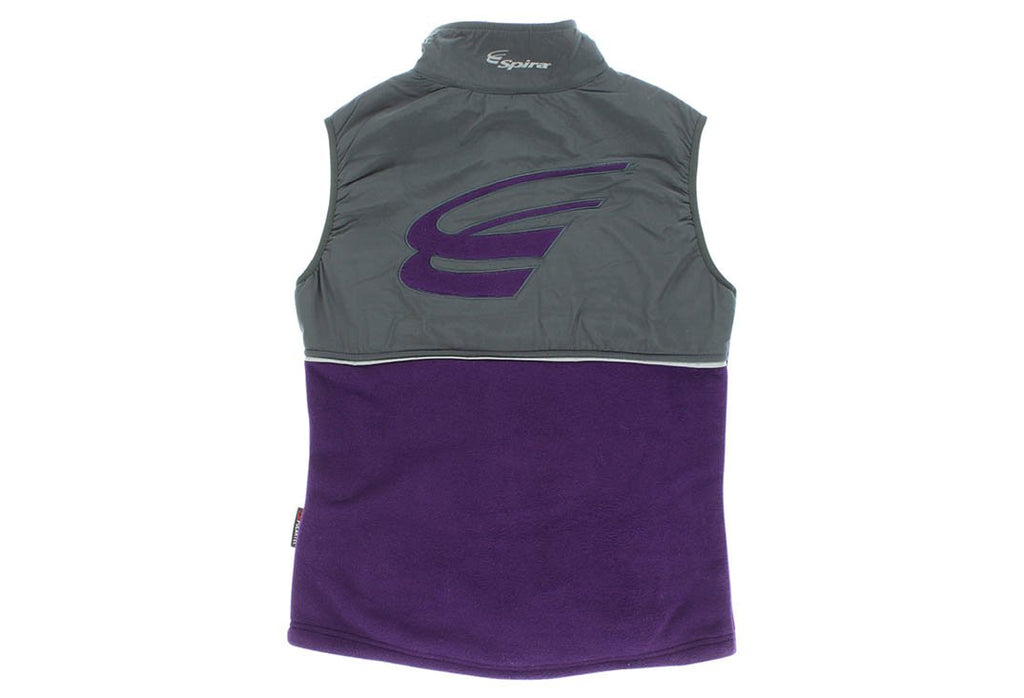 Spira Women's Fleece Tech Vest Port Purple
