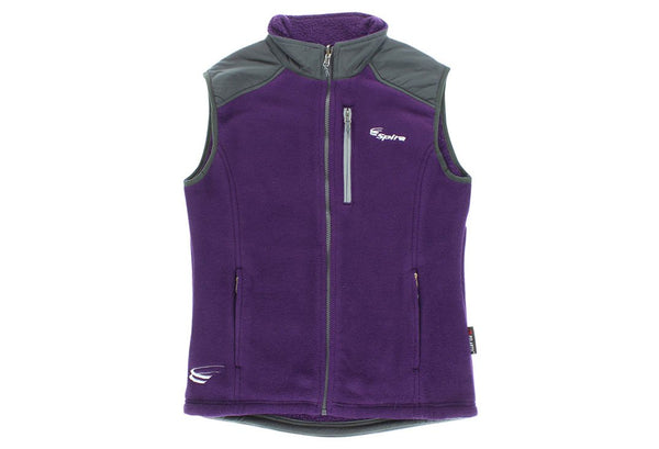 spira Women's Fleece Tech Vest Port Purple