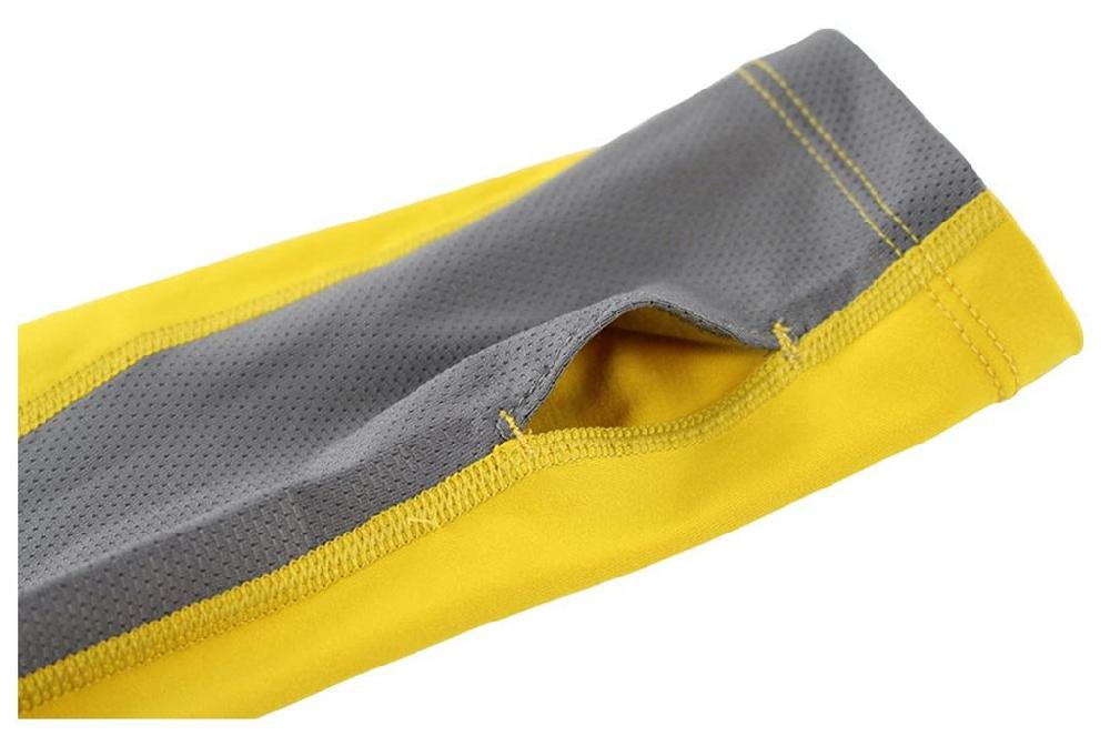 Spira Women's Stinger Crew Workout Long Sleeve Gold / Grey