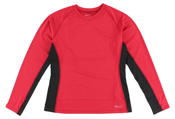 spira Women's Stinger Crew Workout Long Sleeve Red / Black
