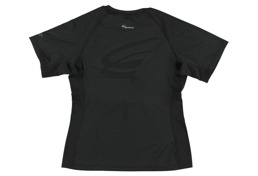 Spira Women's Stinger Crew Workout Short Sleeve Black / Black