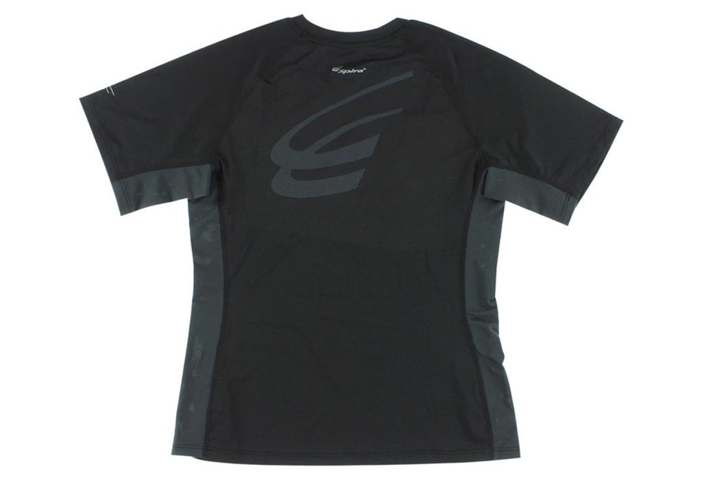 Spira Women's Stinger Crew Workout Short Sleeve Black / Grey
