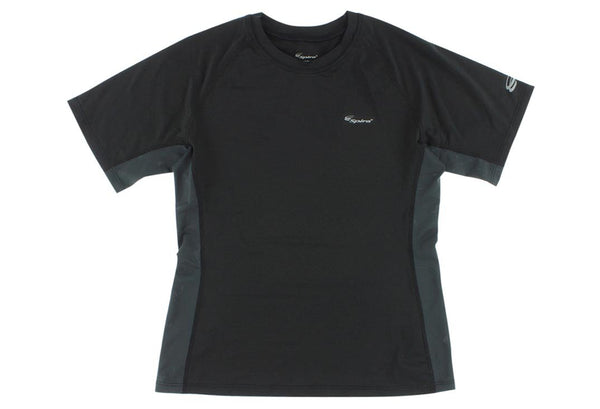 spira Women's Stinger Crew Workout Short Sleeve Black / Grey