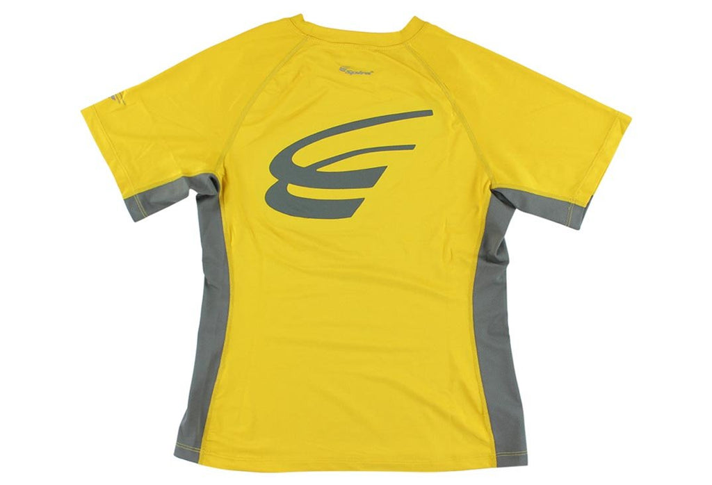 Spira Women's Stinger Crew Workout Short Sleeve Gold / Grey