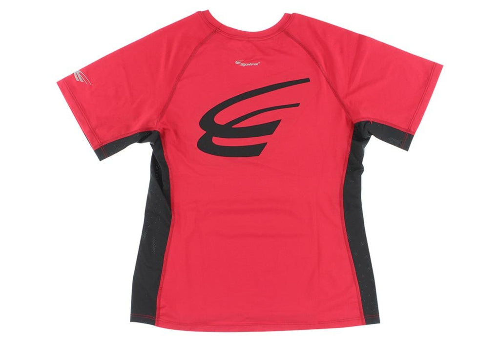 Spira Women's Stinger Crew Workout Short Sleeve Red / Black