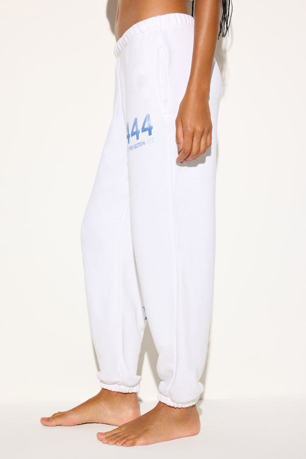 Spiritual Gangster 444 Protect Eden Sweatpant WHITE