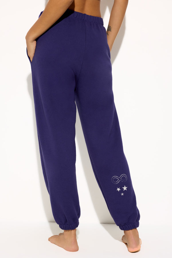 Spiritual Gangster 888 Abundance Eden Sweatpant ECLIPSE