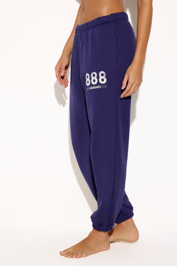 Spiritual Gangster 888 Abundance Eden Sweatpant ECLIPSE