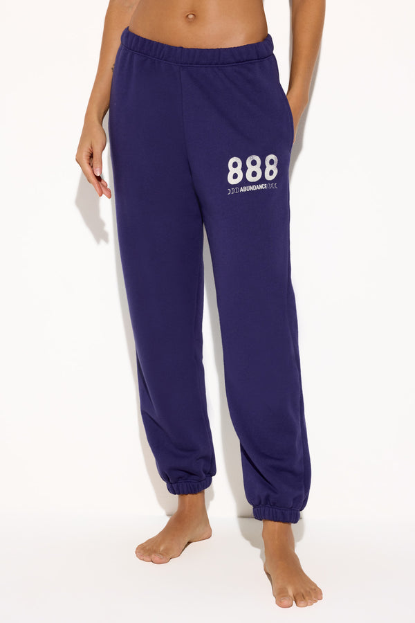 spiritual gangster 888 Abundance Eden Sweatpant ECLIPSE