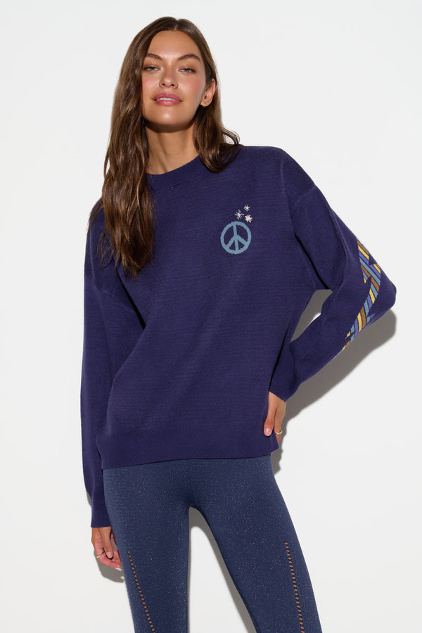 Spiritual Gangster Alpine Glow Claire Sweater ECLIPSE