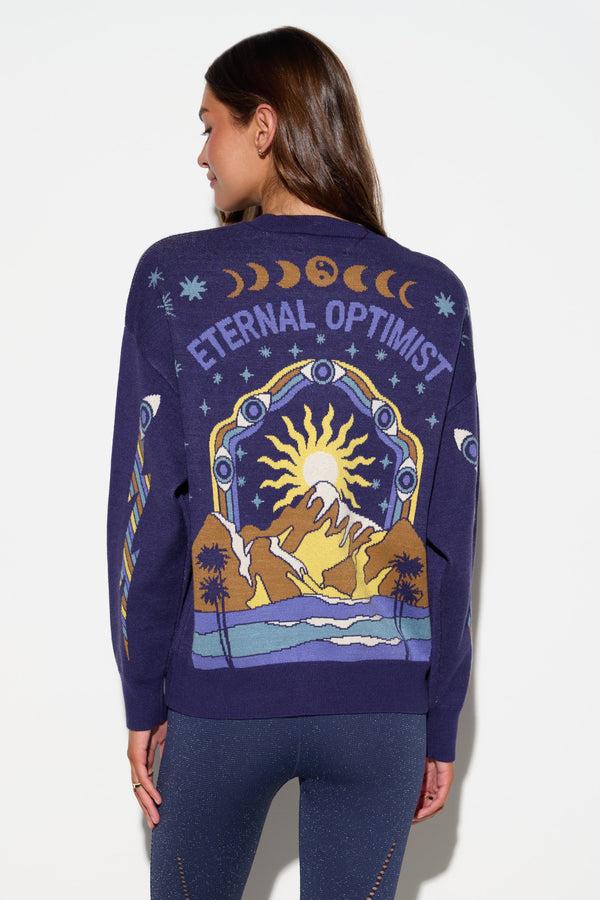 spiritual gangster Alpine Glow Claire Sweater ECLIPSE
