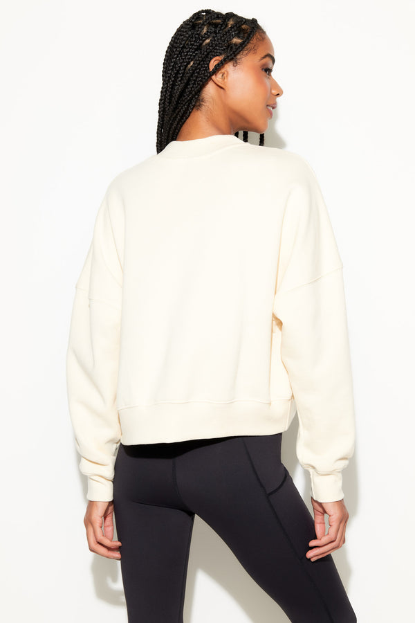 Spiritual Gangster Ayahuasca Palisades Crew Sweatshirt CANVAS