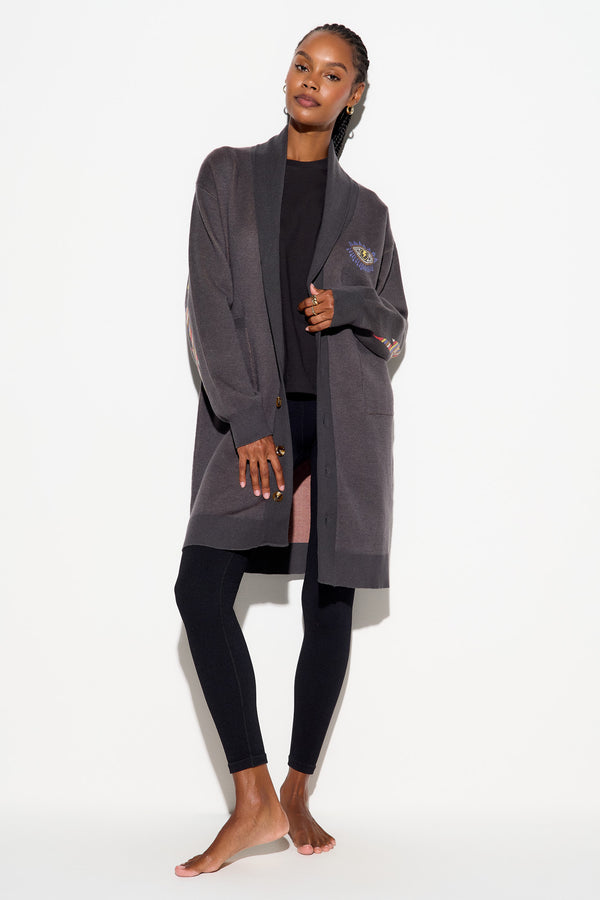 Spiritual Gangster Cosmic Love Estelle Cardigan ASH