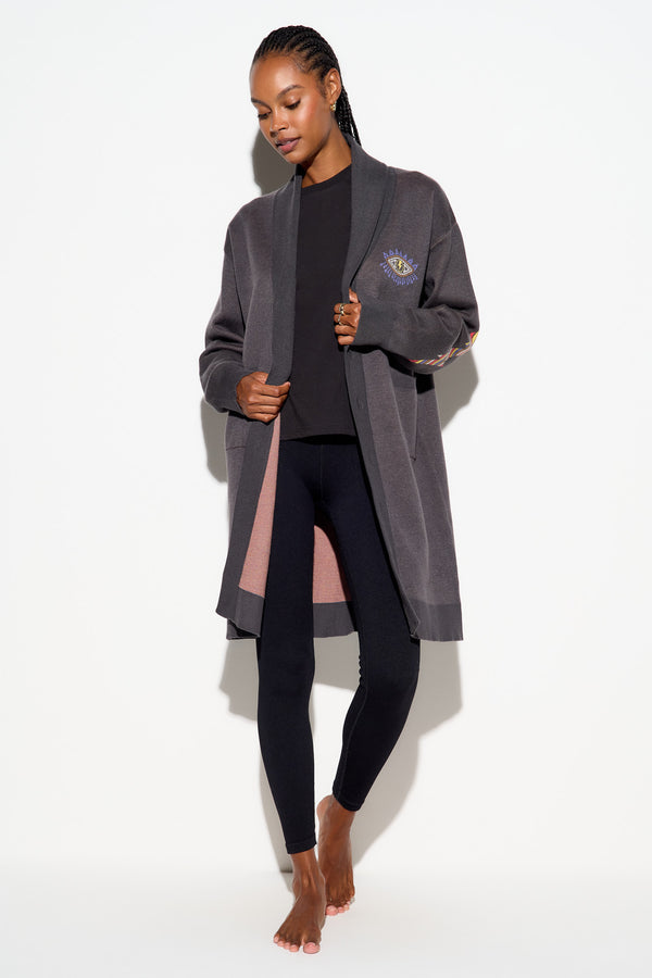 Spiritual Gangster Cosmic Love Estelle Cardigan ASH
