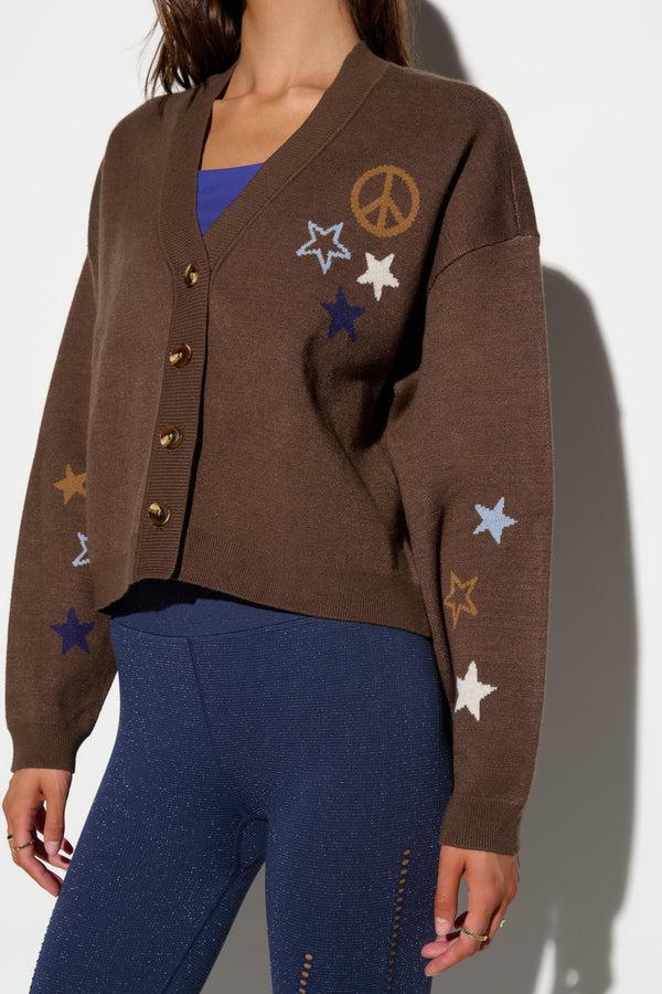 Spiritual Gangster Divine Eye Delaney Cardigan COCO