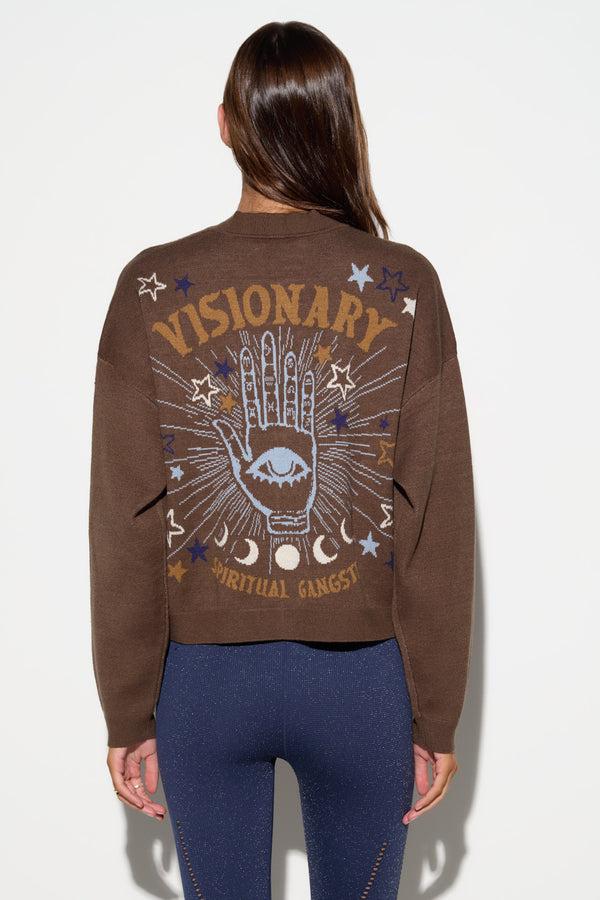 spiritual gangster Divine Eye Delaney Cardigan COCO