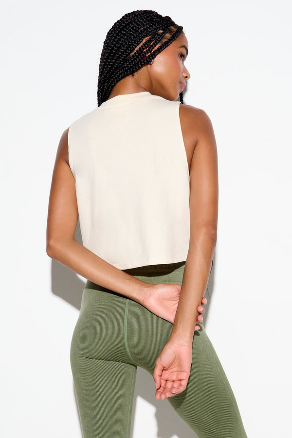 Spiritual Gangster Free Mind Spirit Crop Tank CANVAS