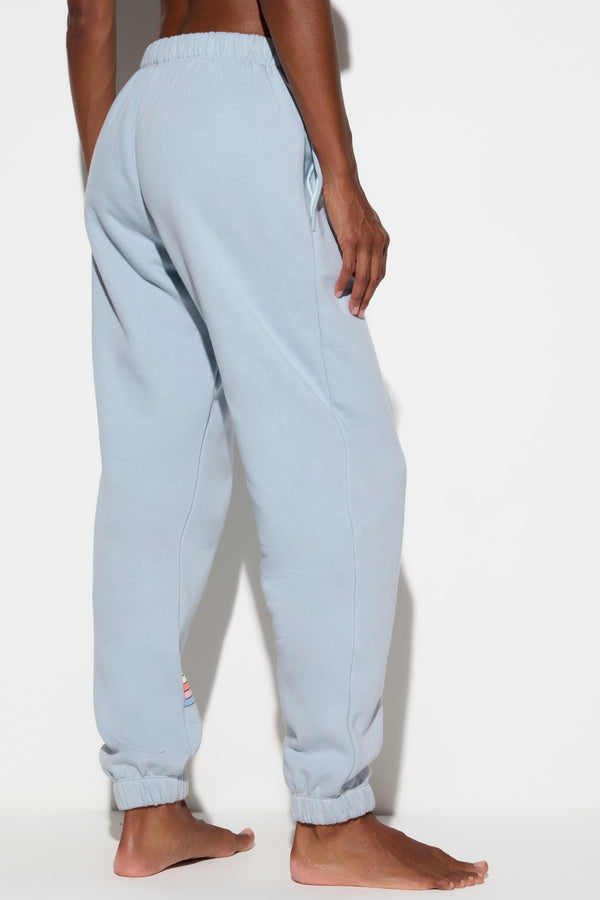 Spiritual Gangster Grateful Portia Sweatpant ICE BLUE
