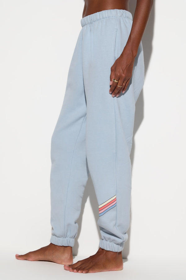 Spiritual Gangster Grateful Portia Sweatpant ICE BLUE
