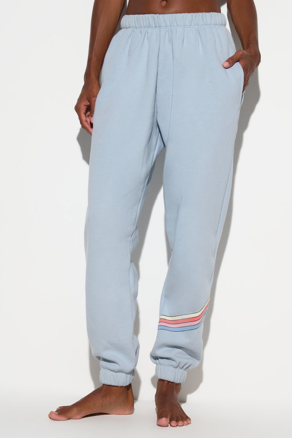 spiritual gangster Grateful Portia Sweatpant ICE BLUE