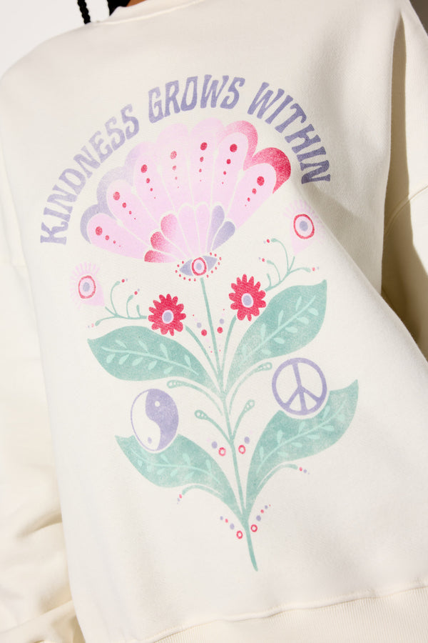 Spiritual Gangster Grows Within Boyfriend Crew VINTAGE WHITE