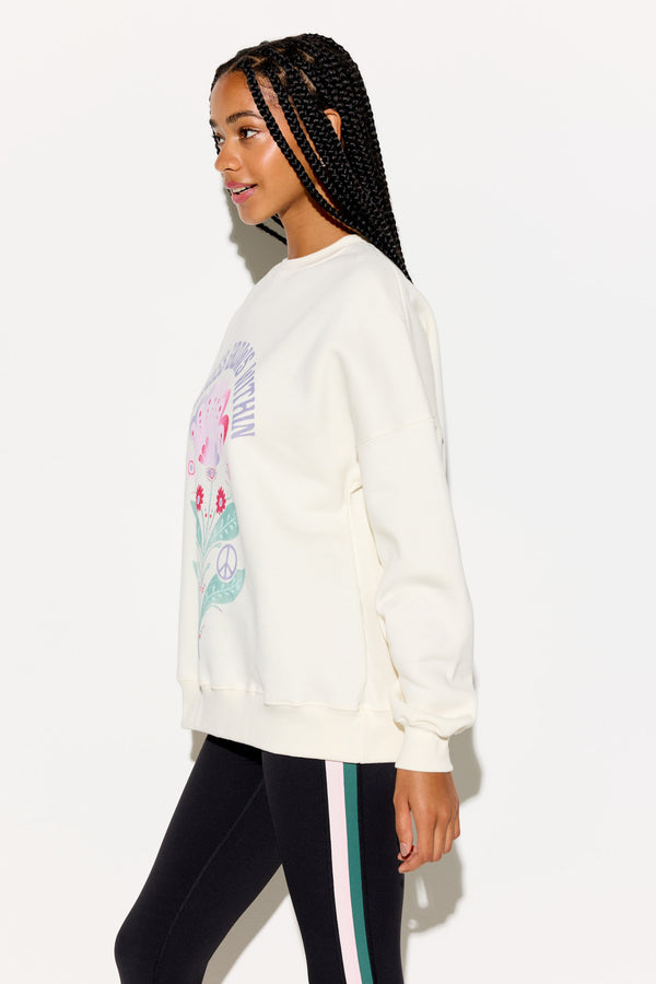 Spiritual Gangster Grows Within Boyfriend Crew VINTAGE WHITE