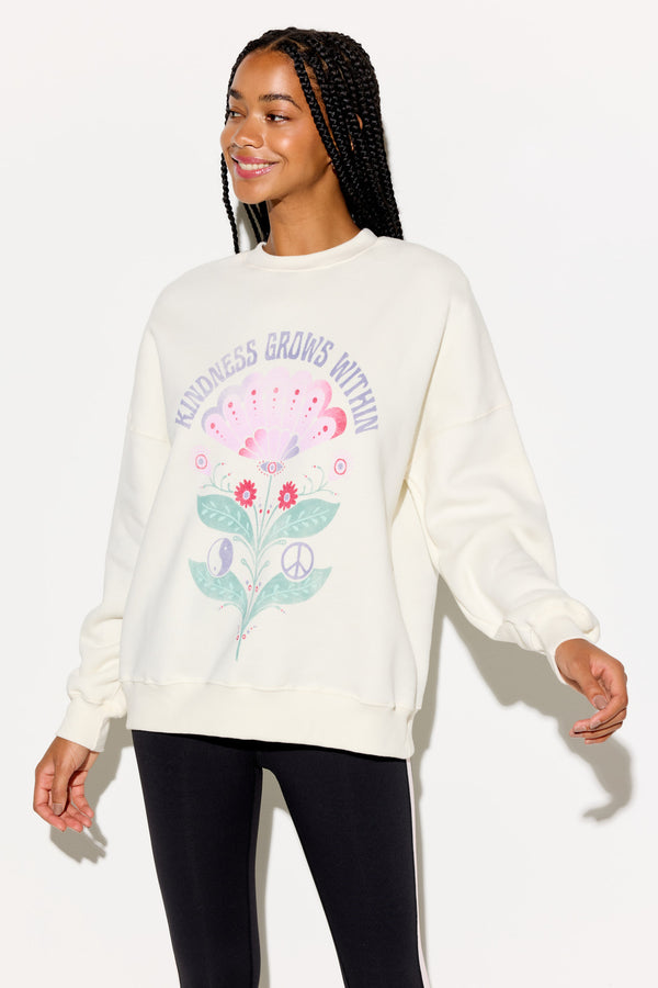 spiritual gangster Grows Within Boyfriend Crew VINTAGE WHITE