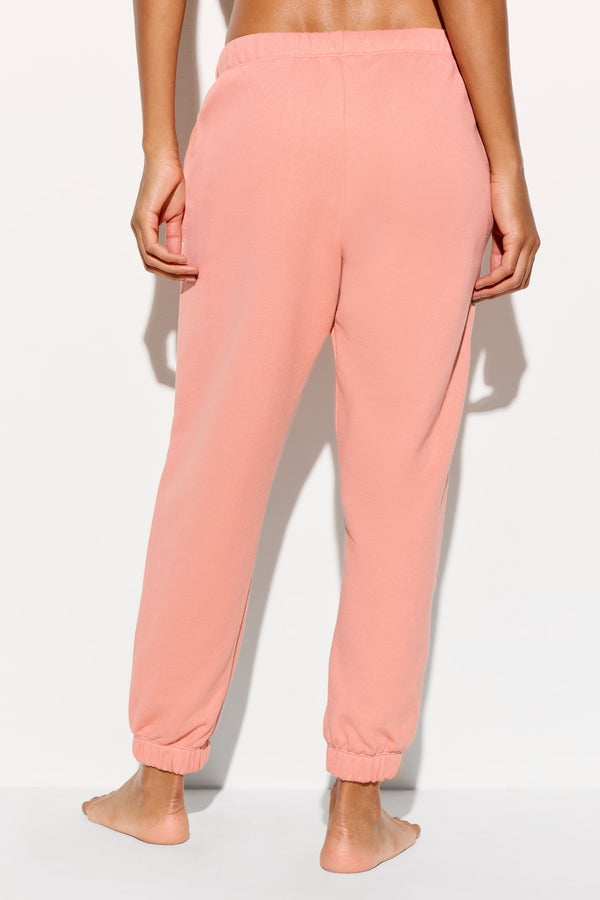 Spiritual Gangster Karma Club Bowie Sweatpant TERRA COTTA