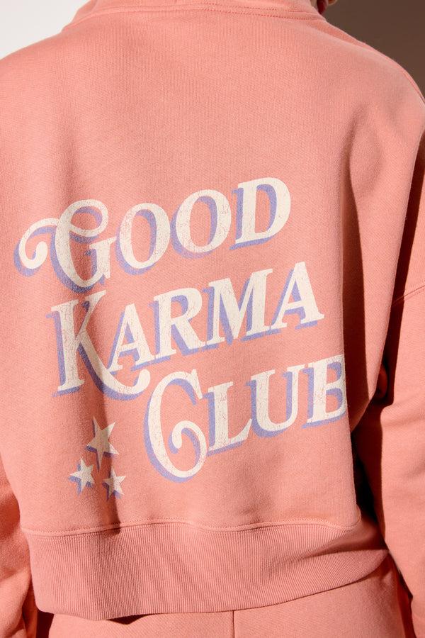 Spiritual Gangster Karma Club Venice Hoodie TERRA COTTA