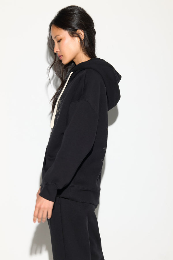 Spiritual Gangster Live Free Boyfriend Full Zip BLACK