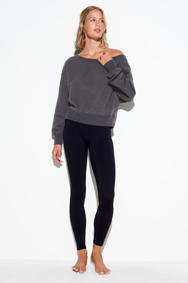 Spiritual Gangster Love La Vida 2.0 Sweatshirt VINTAGE BLACK