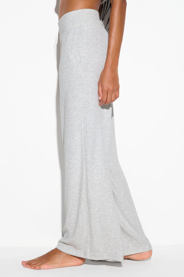 Spiritual Gangster Luma Rib Restore Pant LIGHT HEATHER GREY