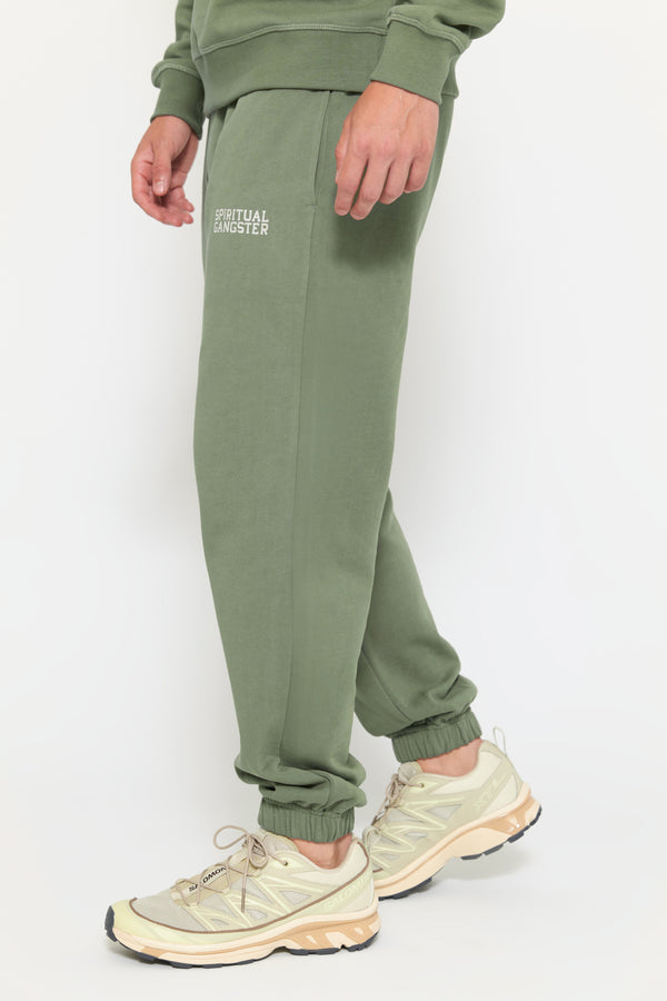 Spiritual Gangster Men's Classic Sweatpant VINTAGE ARMY