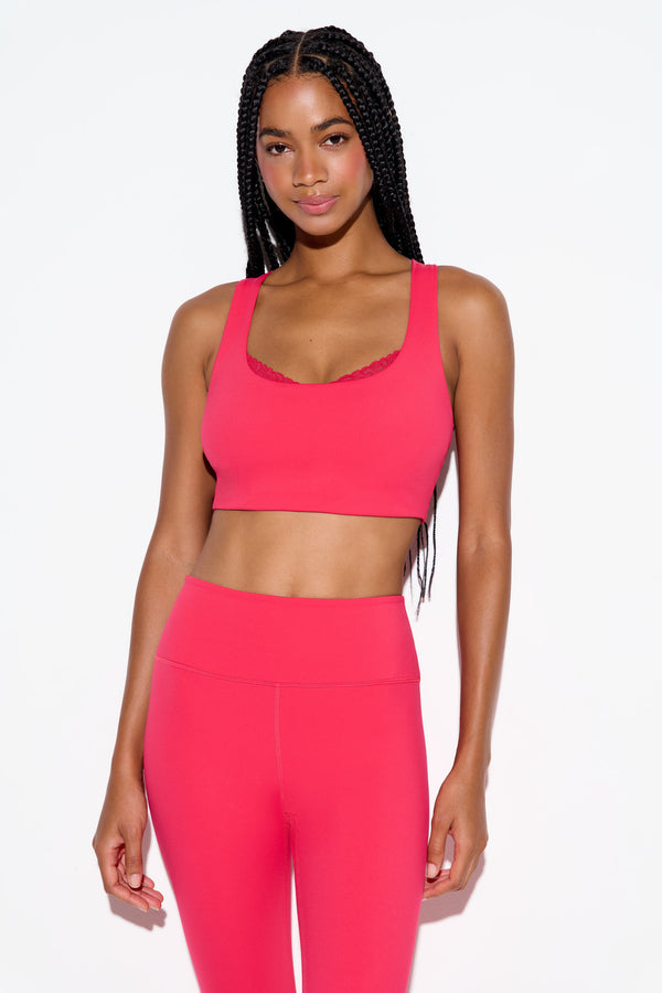 Spiritual Gangster Nirvana Harmony Bra PASSION FLOWER