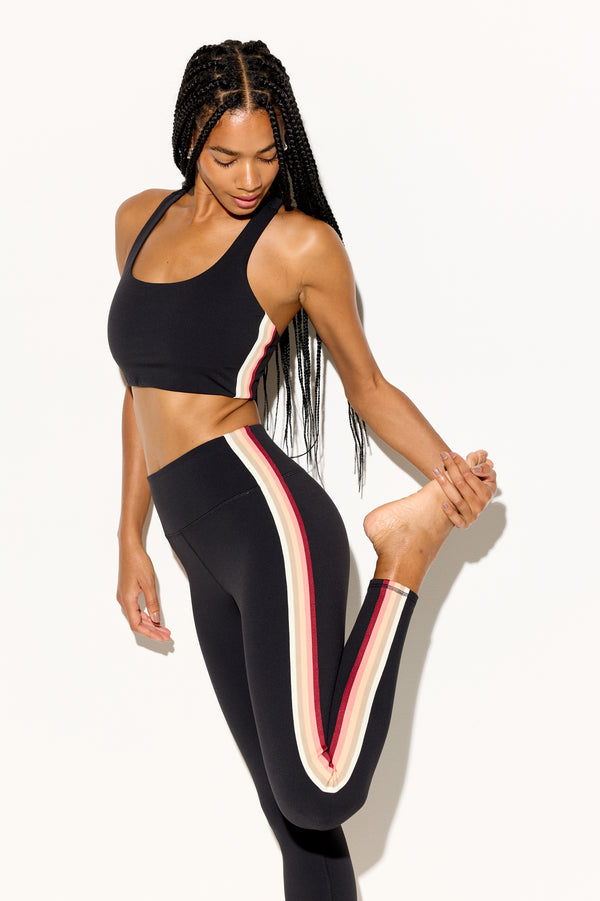 Spiritual Gangster Nirvana Infinity Legging BLACK/TERRA COTTA