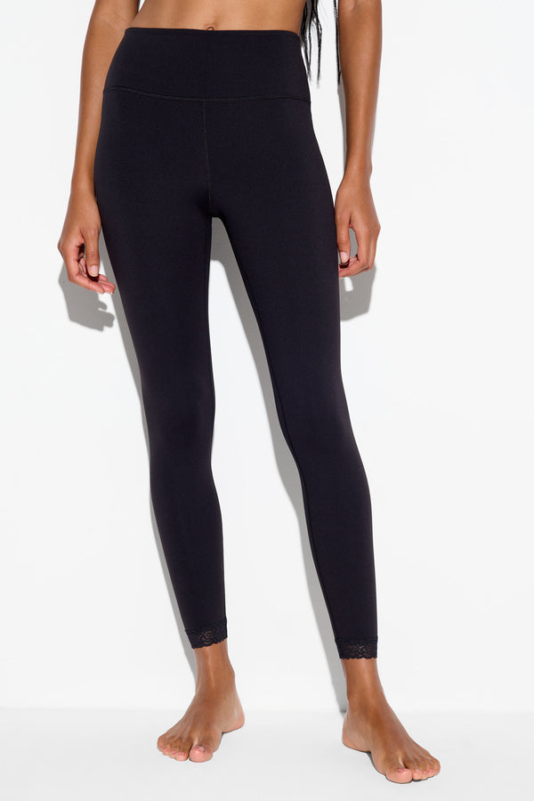 spiritual gangster Nirvana Lotus Lace Legging BLACK