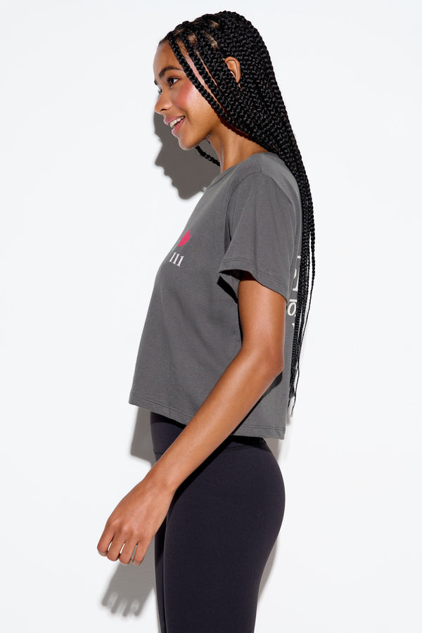 Spiritual Gangster Power Of Love Mercury Tee VINTAGE BLACK