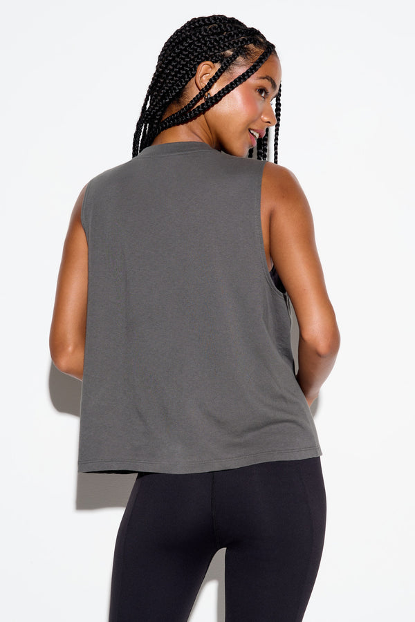 Spiritual Gangster Power Of Love Vibe Tank VINTAGE BLACK