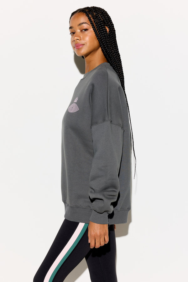 Spiritual Gangster Renewal Boyfriend Crew VINTAGE BLACK