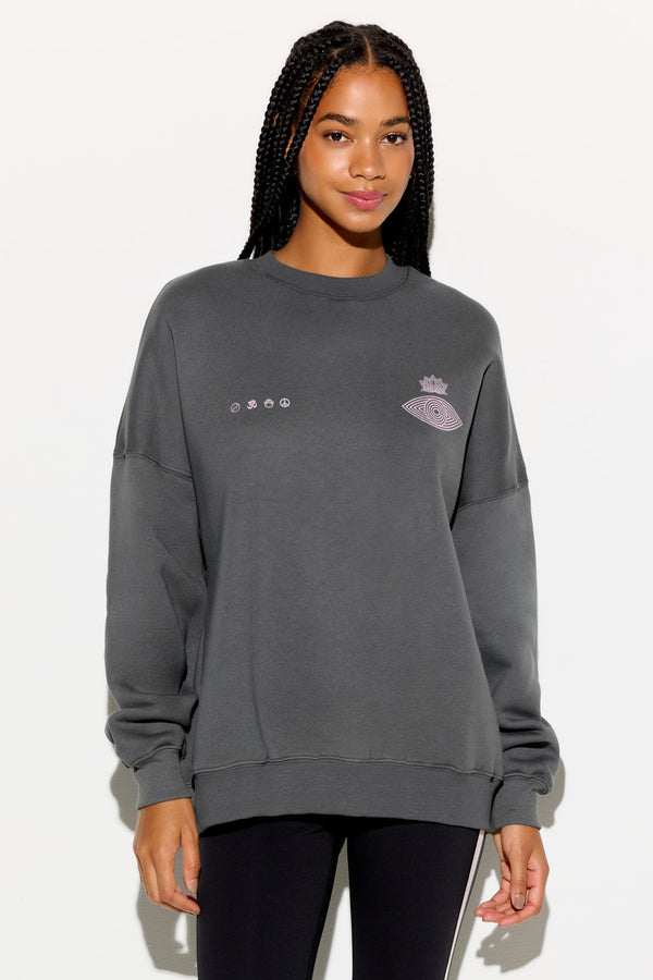 spiritual gangster Renewal Boyfriend Crew VINTAGE BLACK