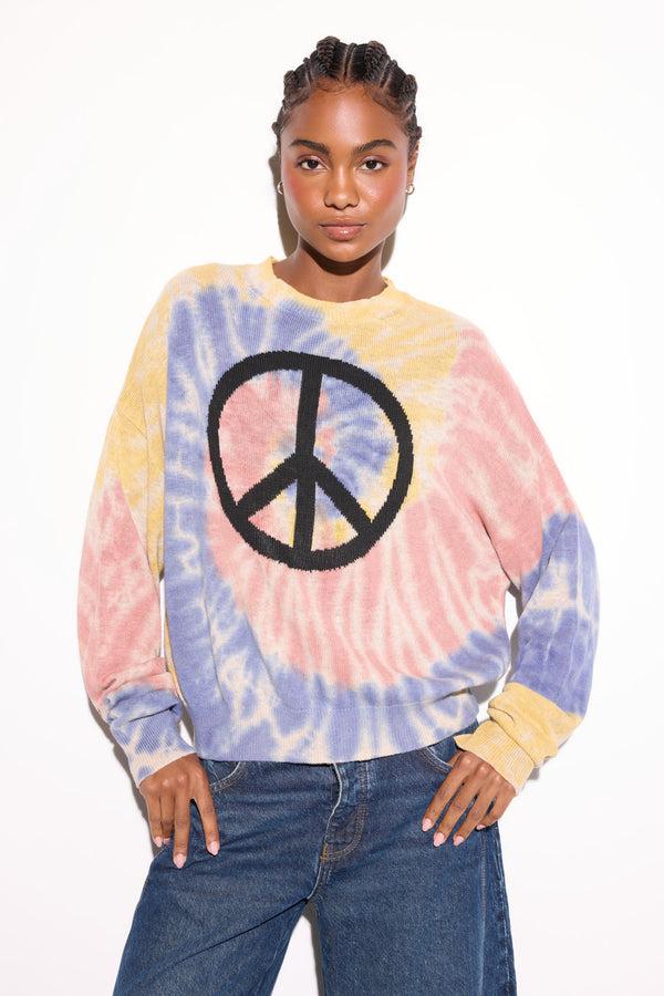spiritual gangster Sea Peace Venice Sweater WISTERIA MULTI