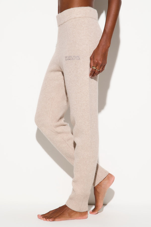 Spiritual Gangster SG Echo Cashmere Wool Sweatpant Heather Oatmeal