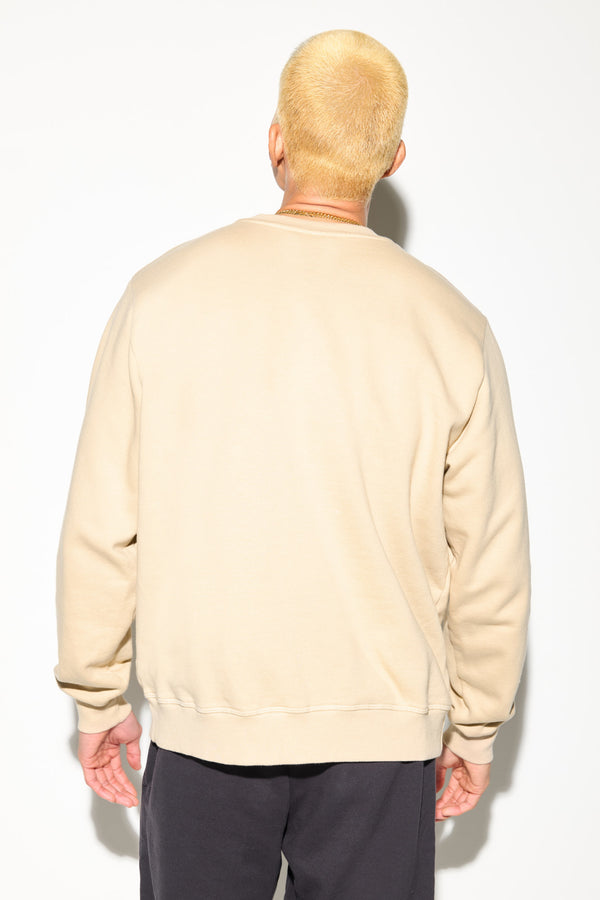 Spiritual Gangster SG Emblem Men's Classic Crew SANDSTONE