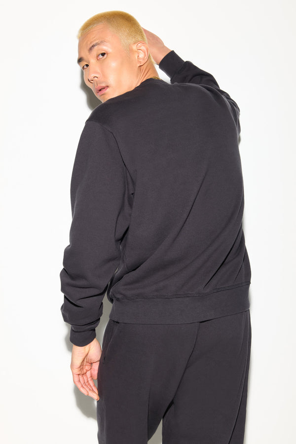 Spiritual Gangster SG Emblem Men's Classic Crew VINTAGE BLACK